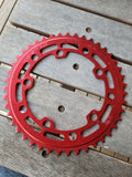 43T Chainwheel in Red - USED (6) - Bmx Products AU