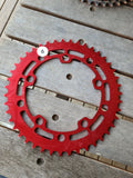 43T Chainwheel in Red - USED (6) - Bmx Products AU