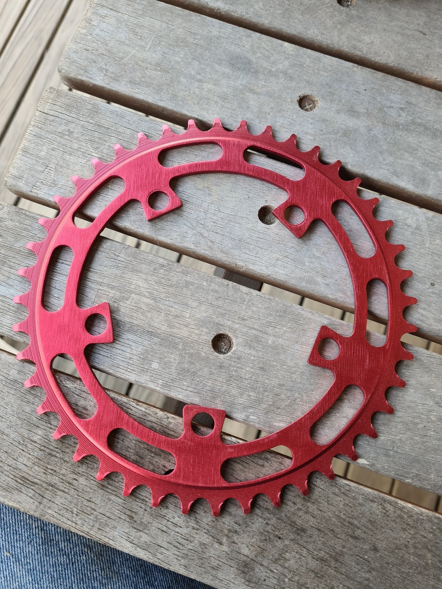 44T Chainwheel in Red - USED (4) - Bmx Products AU