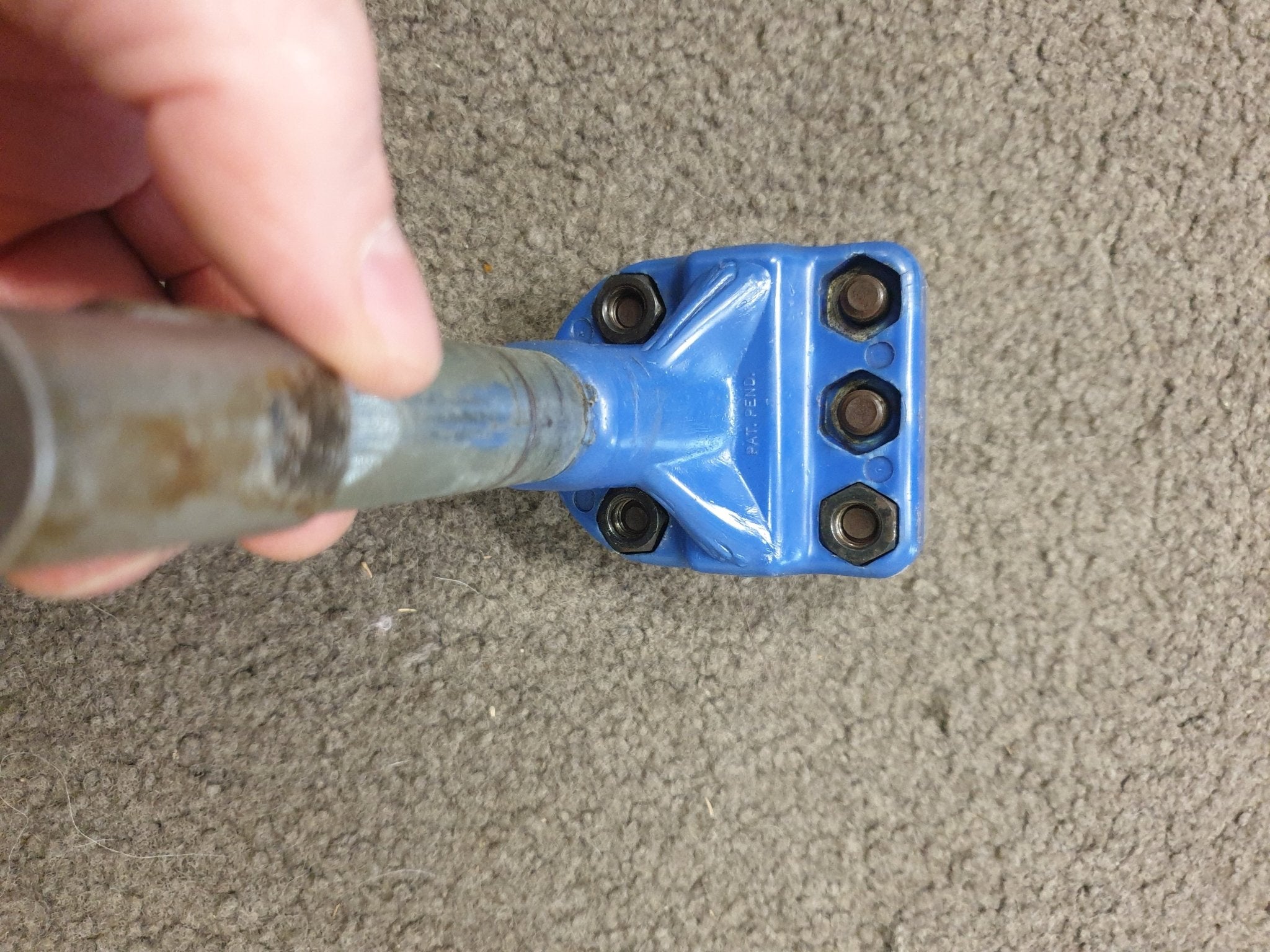 ADDICKS BMX STEM in BLUE - Rarest of the RARE 70's BMX - Bmx Products AU