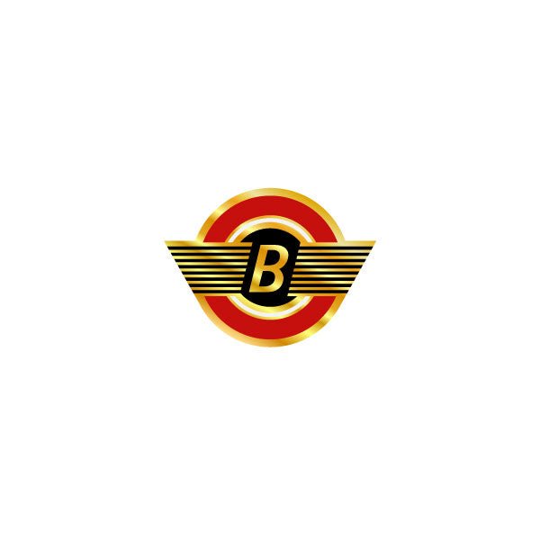 Bennett - Gold Red Head tube decal - Bmx Products AU
