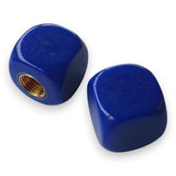 Blank - Custom Printed Dice Tire Valve Caps (Pair) - Dark Blue - old school bmx - Bmx Products AU