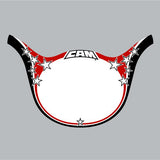 Cam Plate Number plate - Red Black decal only - Bmx Products AU