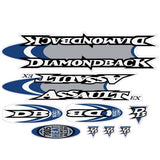 Diamond Back - 1998 Assult EX for polished frame decal set - Old school bmx - Bmx Products AU