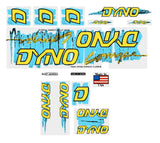 DYNO -1987 PRO COMPE on clear decal set - Bmx Products AU