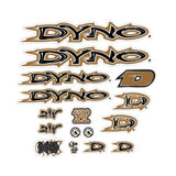 DYNO - 1999 AIR decal set for chrome frame - old school bmx - Bmx Products AU