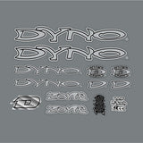 DYNO - 2000 ZONE decal set for blue frame - old school bmx - Bmx Products AU