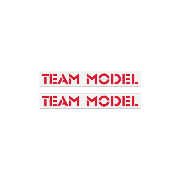 GT - 1990 Freestyle TEAM MODEL - Red on Clear decals - Old school bmx - Bmx Products AU