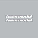 GT - 1990 TEAM MODEL - White on Clear decals - Old school bmx - Bmx Products AU