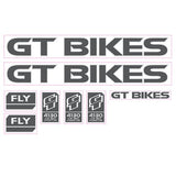 GT - 2005 FLY Black white Clear decal set - Old school bmx - Bmx Products AU