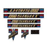 Hattori - Pro Sight PRISM decal set - Old school bmx - Bmx Products AU