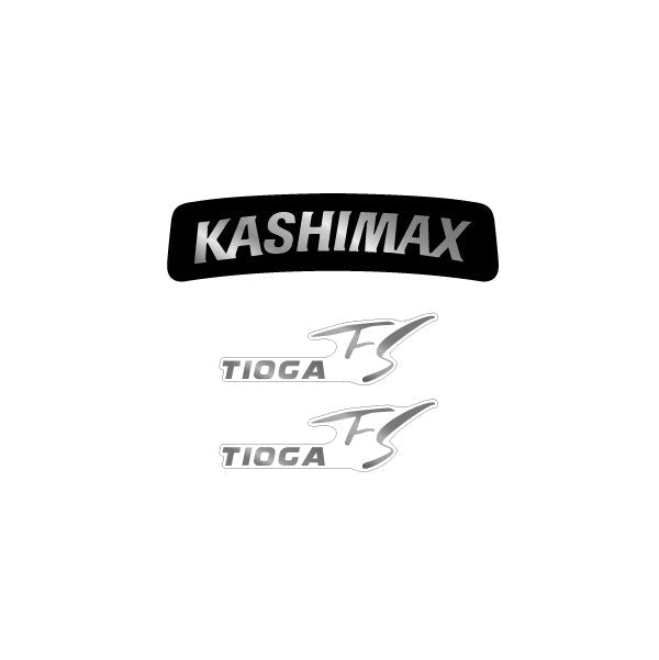 Kashimax - FS Freestyle Seat CHROME decal set - Bmx Products AU