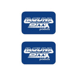 Laguna - Seat clamp decals in BLUE - old school bmx - Bmx Products AU