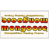 Mongoose - 1983 Californian "Red Chatsworth" Decal set - Old school bmx - Bmx Products AU