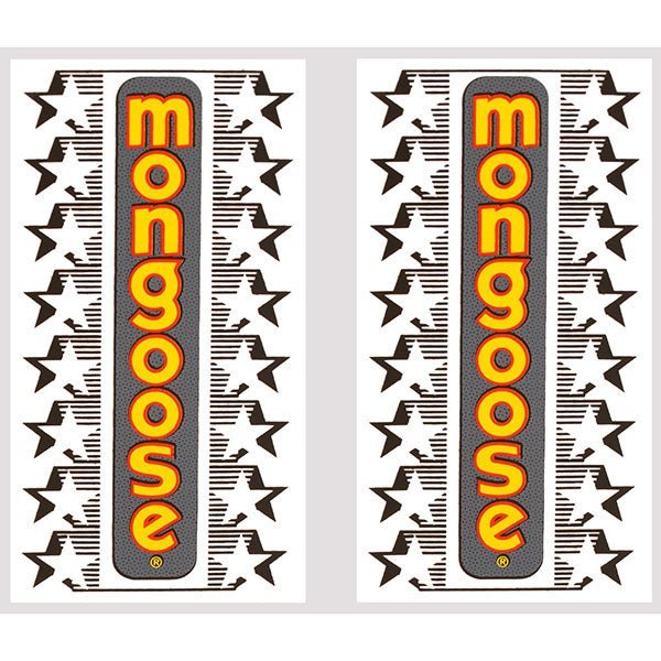 Mongoose - 1984 Californian "Red Taiwan" Decal set - Old school bmx - Bmx Products AU