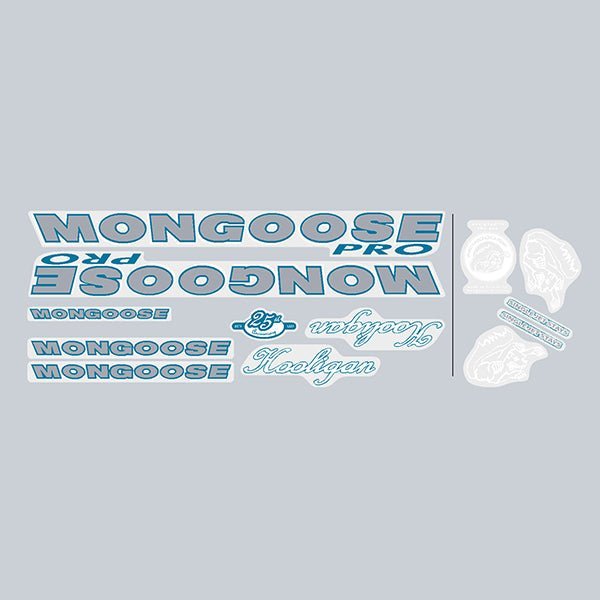 Mongoose - 1999 Hooligan - Decal set - old school bmx - Bmx Products AU