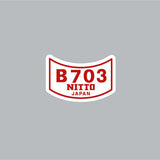 Nitto B703 bar decal - Bmx Products AU