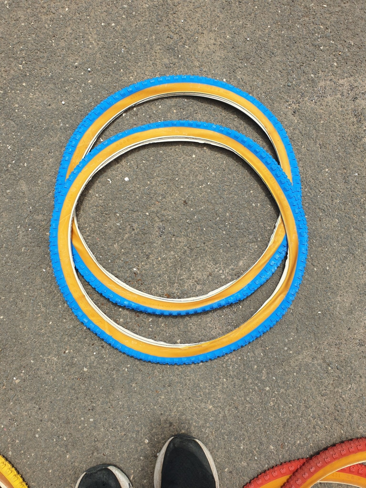 NOS - 20x1 38" 80's Gum Wall Original Tyres (pair) - old school bmx - Bmx Products AU