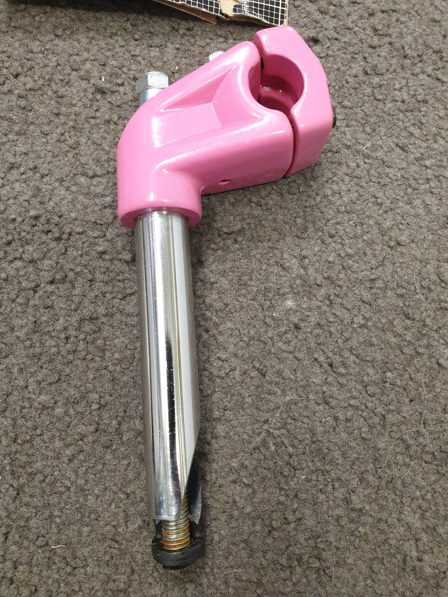 NOS - MONGOOSE FREESTYLE PRO CLASS pink stem - Bmx Products AU