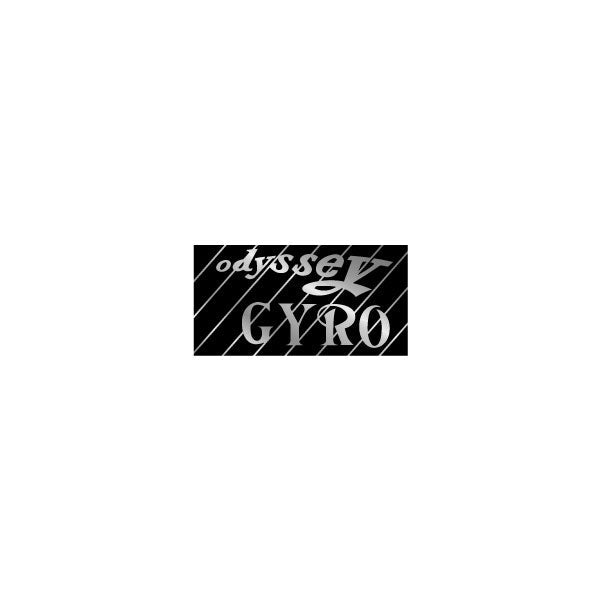 Odyssey - Gyro Cable - Black on chrome decal - old school bmx - Bmx Products AU