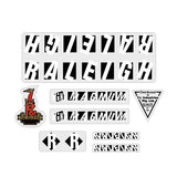 Raleigh - Mini Magnum Aussie decal set - Old school bmx - Bmx Products AU