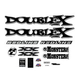 Redline - 2000 - Double X - Decal set for Dark blue frame - Bmx Products AU