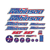 Robinson - 1995-1996 SST decal set - on chrome - Bmx Products AU