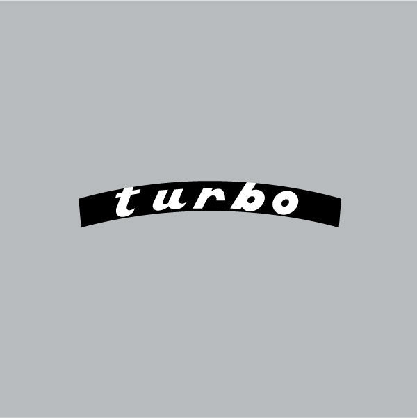 Selle Royale - "Turbo" seat rear decal - old school bmx - Bmx Products AU