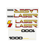 Sportsworld LASER 1000 - decal set - Old school bmx - Bmx Products AU