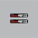 SUN - Rims M13II - 451x18 rim decals - Bmx Products AU