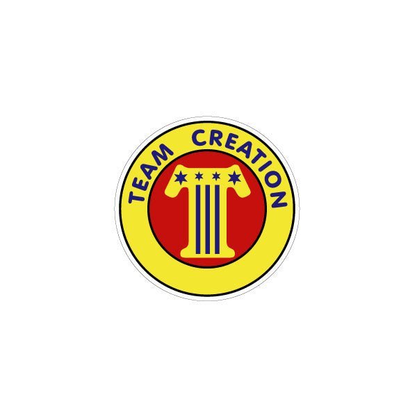 Team Creation - Plate decal - old school bmx - Bmx Products AU