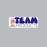 TEAM PRODUCTS - Gnarly blue white plate decal - old school bmx - Bmx Products AU