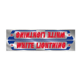 White Lightning - Down Tube decal - old school bmx - Bmx Products AU