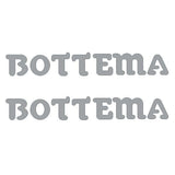 Bottema - DIE CUT fork decals - CHROME - Old school bmx - Bmx Products AU
