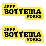 Bottema - Jeff Bottema Forks YELLOW fork decals - Old school bmx - Bmx Products AU