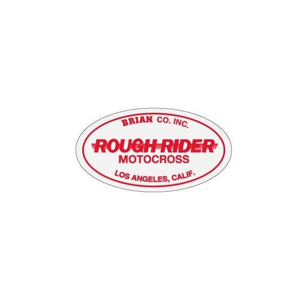Brian MX - Rogh Rider Stem decal - old school bmx - Bmx Products AU