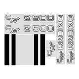 CW - Z500 Black and White Decal set - old school bmx - Bmx Products AU