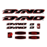 DYNO - 1998 Slammer for chrome frame decal set - old school bmx - Bmx Products AU