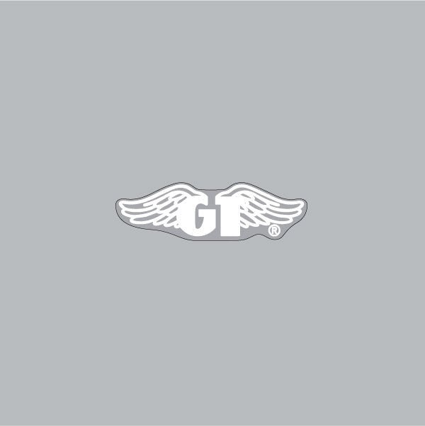 GT - 1987 BMX Wings - WHITE seat clamp decal - Old school bmx - Bmx Products AU