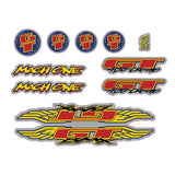 GT - 1995 Mach One - Chrome decal set - Old school bmx - Bmx Products AU