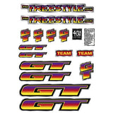 GT - 1996 Pro Freestyle TOUR TEAM decal set - Old school bmx - Bmx Products AU