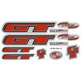 GT - 1998 Show - decal set on chrome - Old school bmx - Bmx Products AU