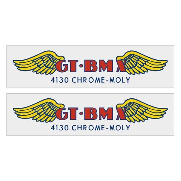GT - 4130 clear - fork decal set - Old school bmx - Bmx Products AU