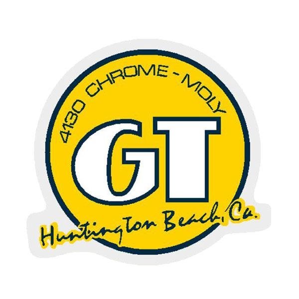 GT - Huntington Beach - yellow decal - Old school bmx - Bmx Products AU