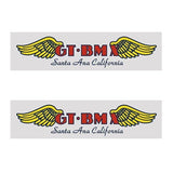 GT - Santa Ana chrome - fork decals - Old school bmx - Bmx Products AU
