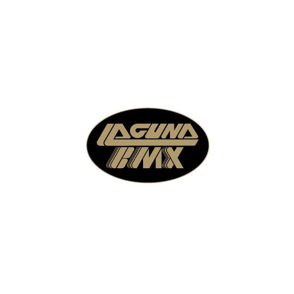Laguna - Slanted Font for alloy frame Head tube decal - old school bmx - Bmx Products AU