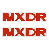 Madison - Chain stay decals - MXDR - RED - old school bmx - Bmx Products AU