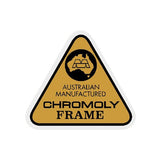 Madison - Top tube decal - Australian manufactured CROMO frame - GOLD - old school bmx - Bmx Products AU