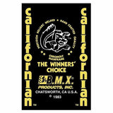 Mongoose - 1983 Californian with yellow seat tube decal - Old school bmx - Bmx Products AU