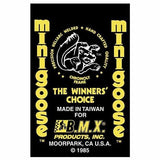 Mongoose - 1985 Minigoose "Yellow Taiwan" Decal set - Old school bmx - Bmx Products AU